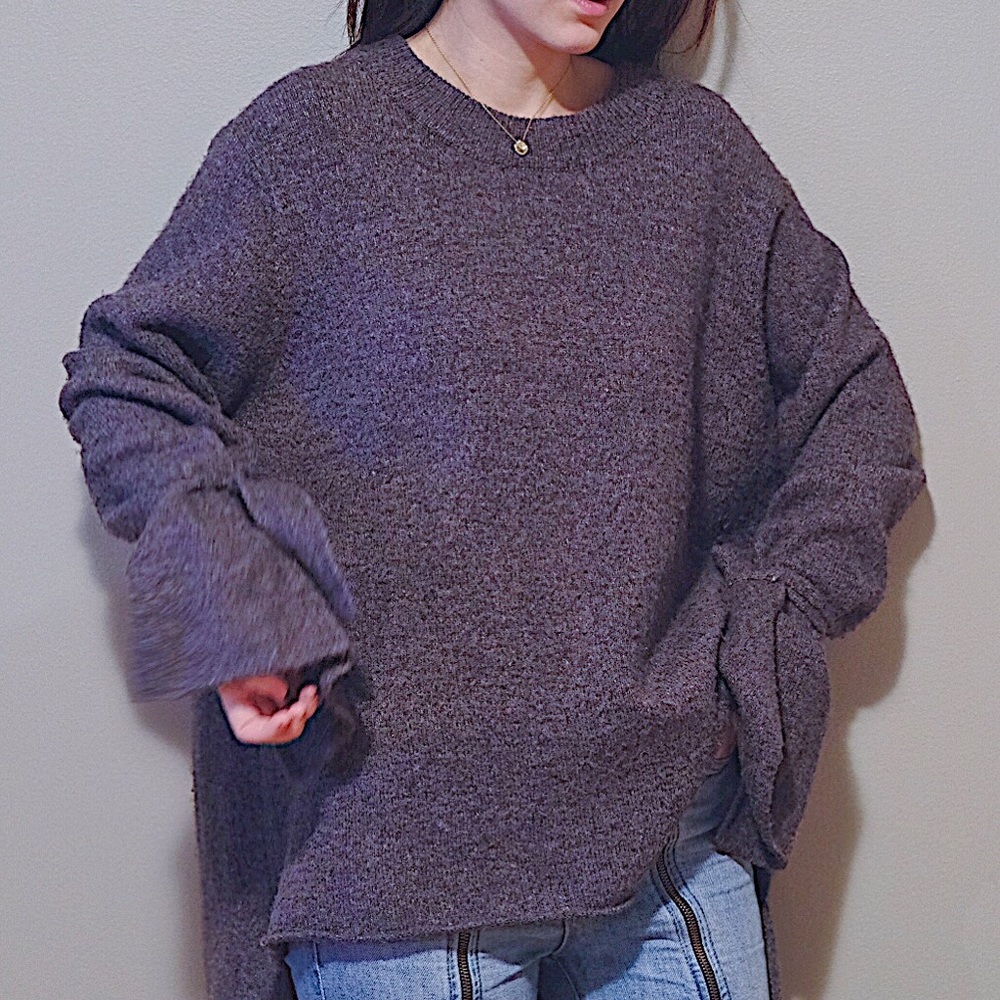 Zara sweater with sleeve ties